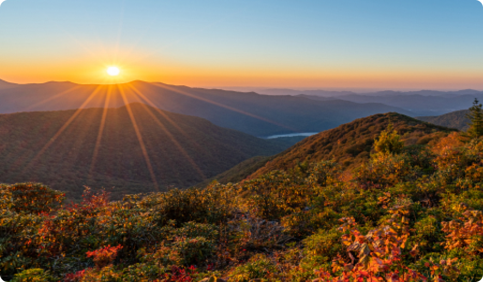 mountain sunset